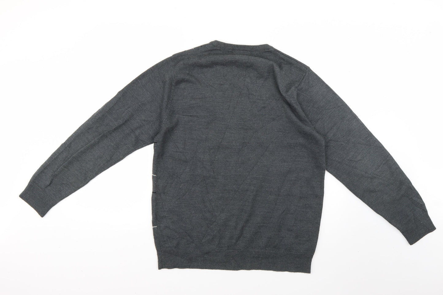 Cedar Wood State Mens Grey   Pullover Jumper Size M