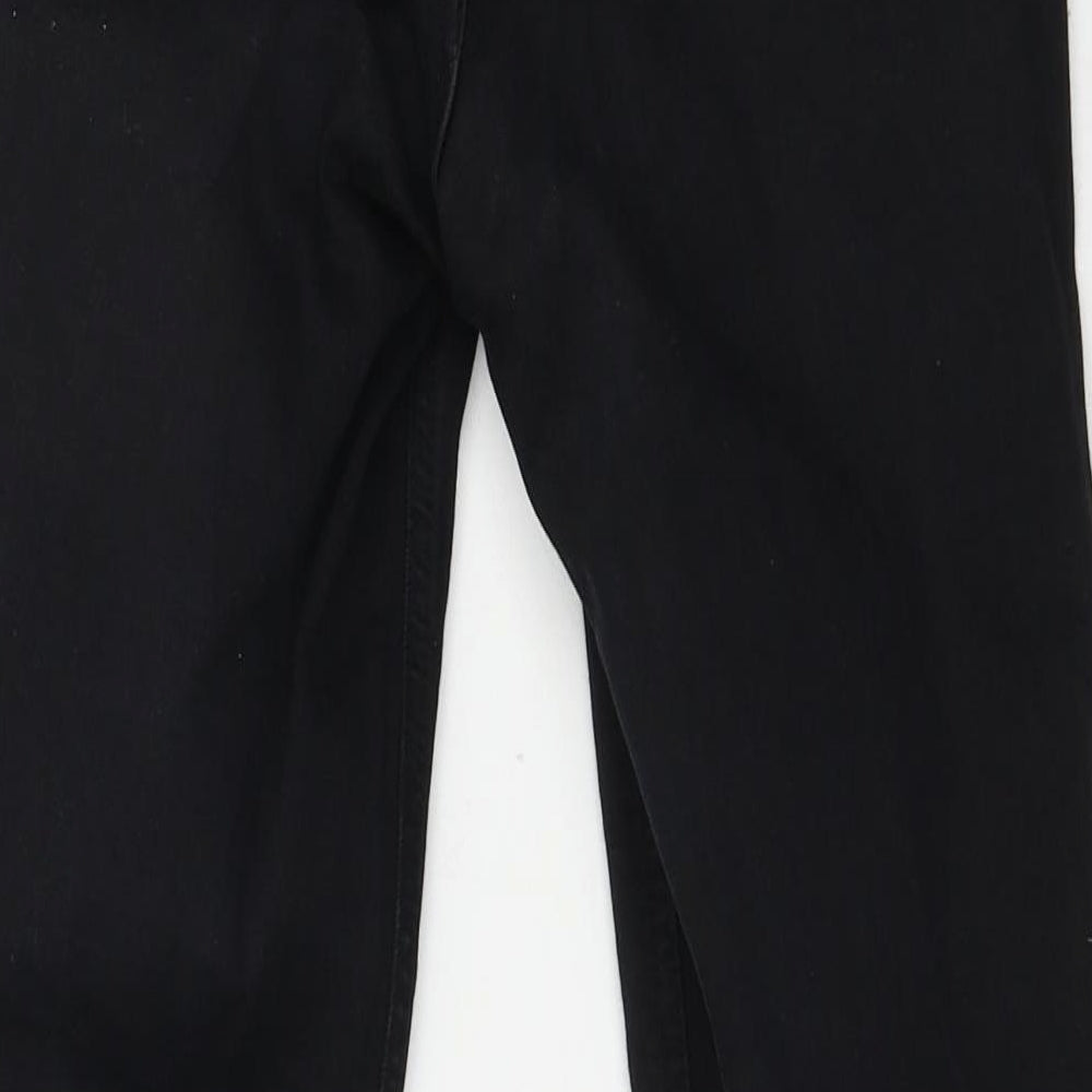 Topshop Womens Black  Denim Skinny Jeans Size 26 in L25 in