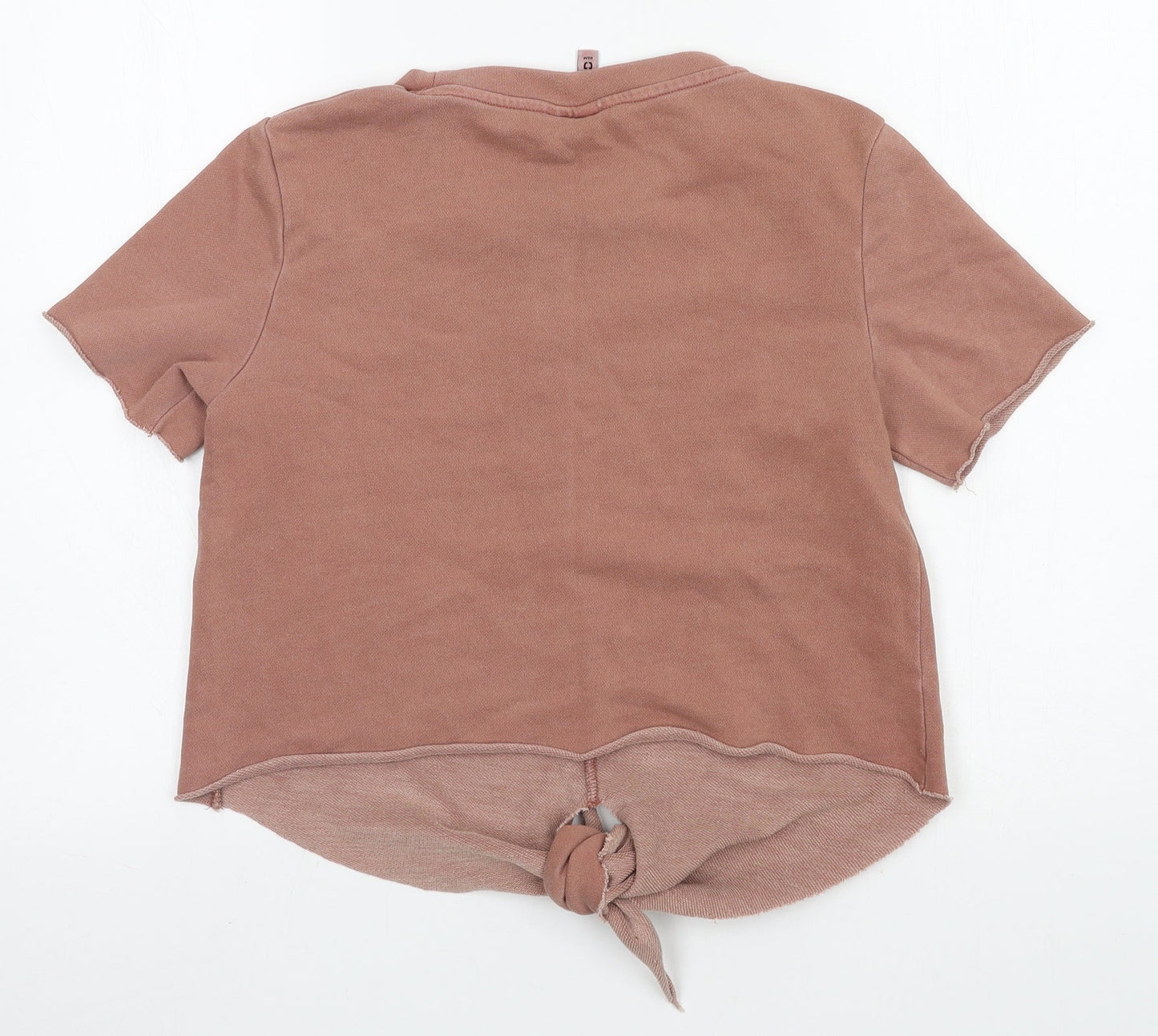 H&M Womens Pink  Jersey Basic T-Shirt Size S