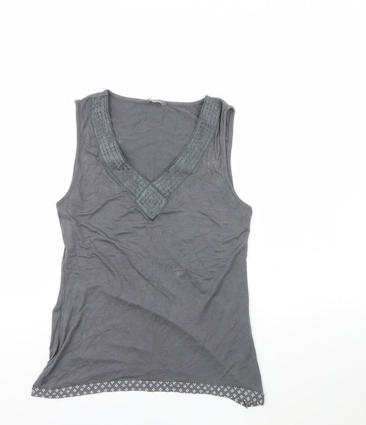 Be yours Womens Grey   Basic Tank Size 14