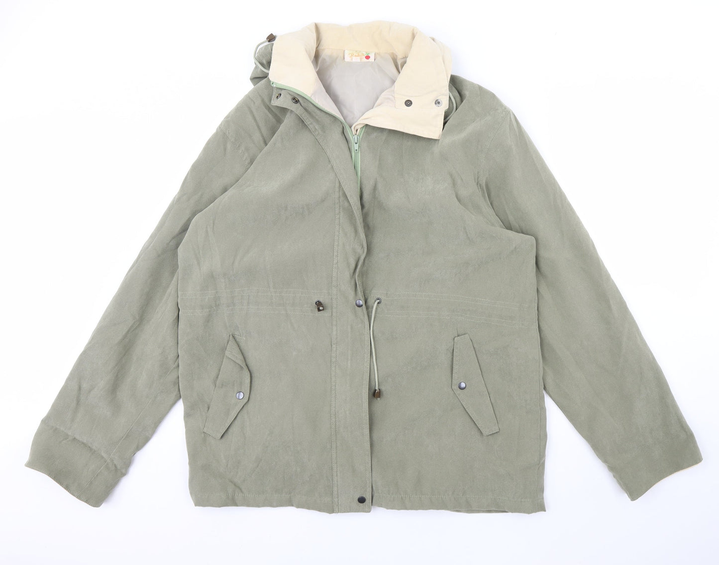 Radish Womens Green   Overcoat Coat Size 18