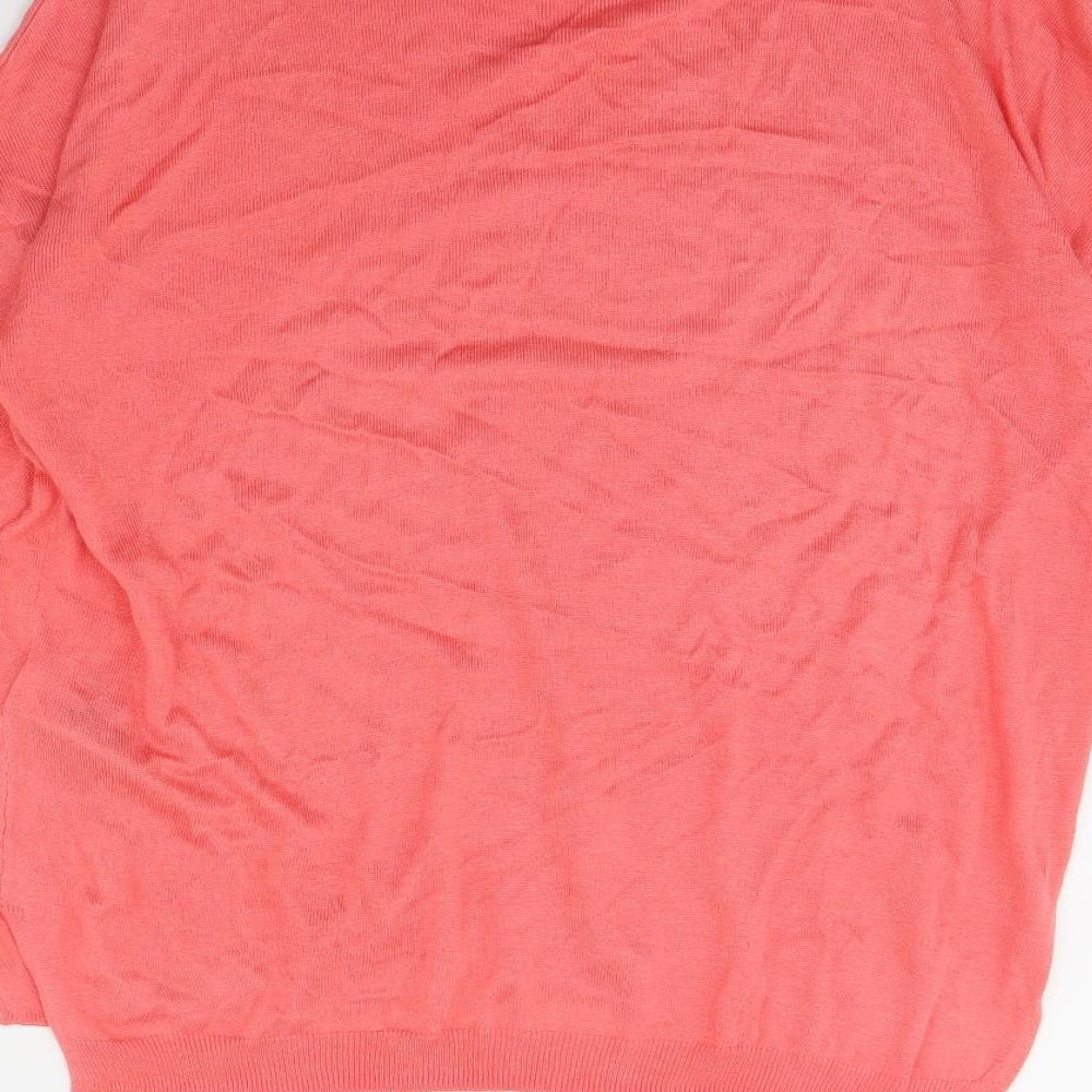 M&S Womens Pink   Pullover Jumper Size L