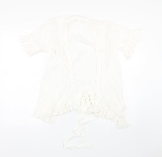 Lost ink Womens White   Basic Blouse Size S