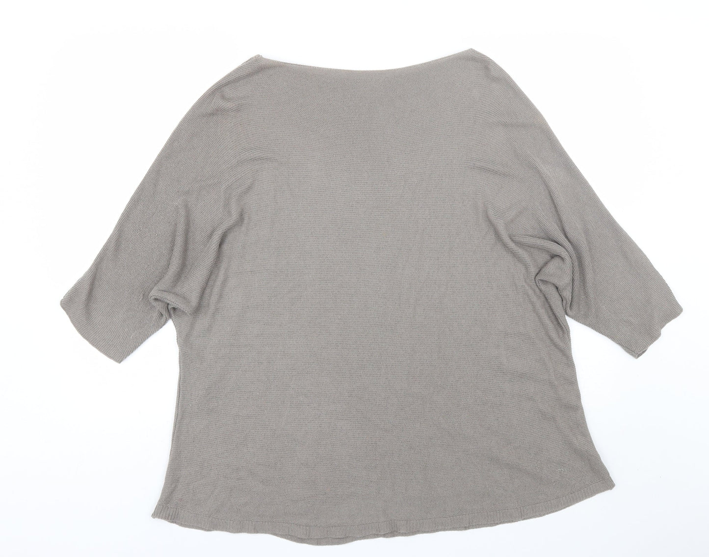 Preworn Womens Grey   Basic T-Shirt Size L