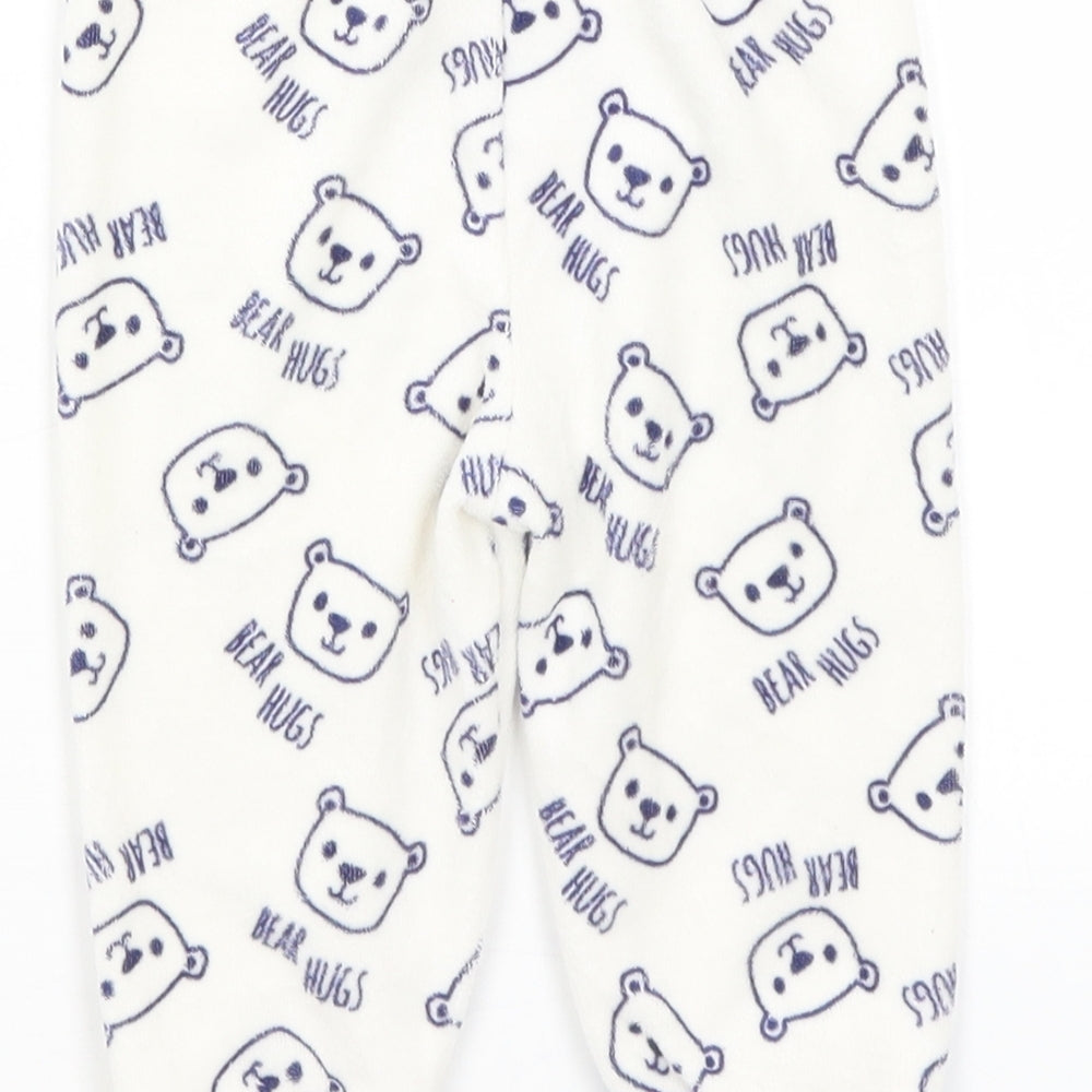 Lupilu Baby White   Sweatpants Trousers Size 3-6 Months  - Bear Hugs