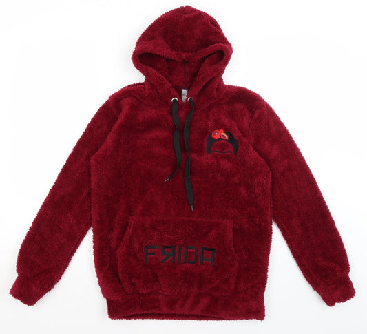 Disentis Girls Red   Pullover Hoodie Size L