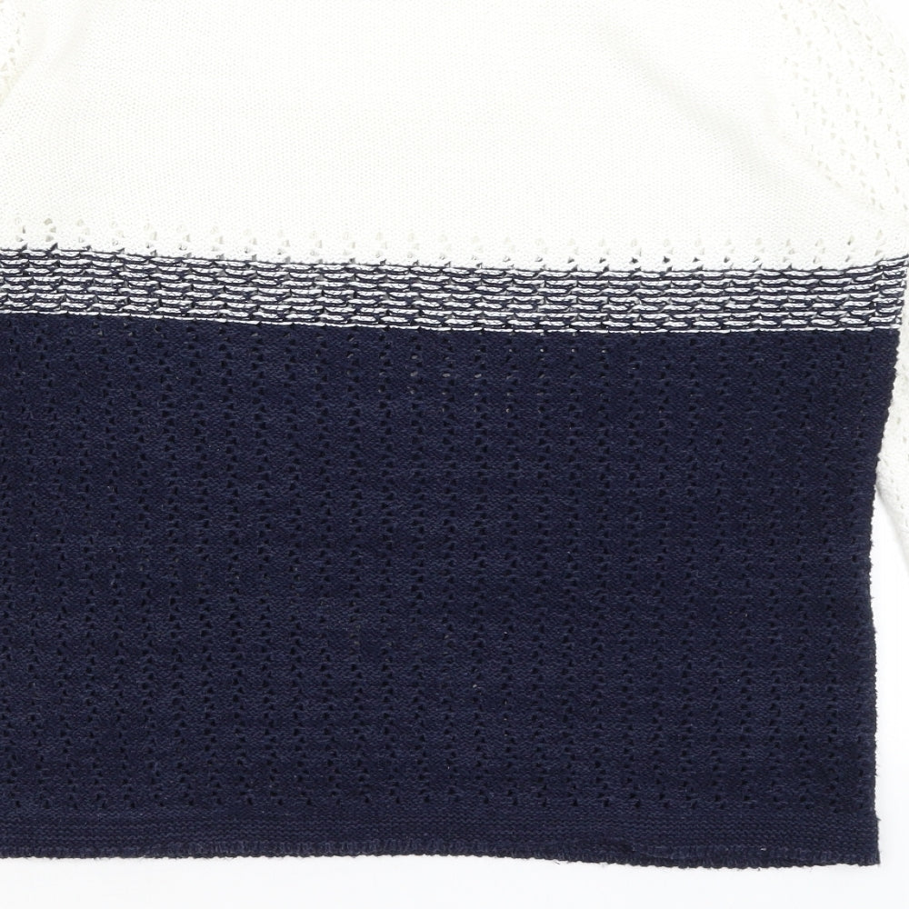 Sweater Shop Womens White   Pullover Jumper Size M