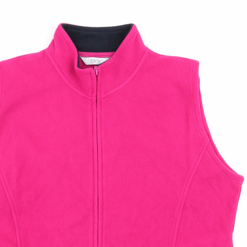 EWM Womens Pink   Full Zip Jumper Size L
