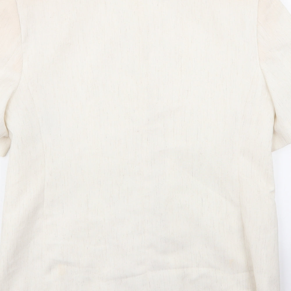 CANADA  Womens Ivory   Jacket Blazer Size 14