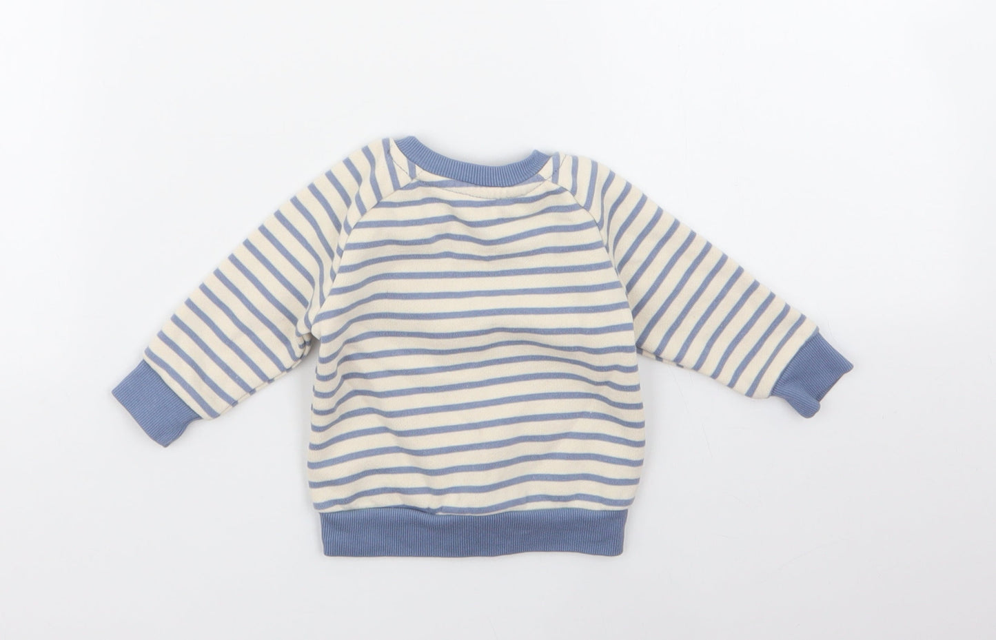 Primark Boys Multicoloured Striped  Pullover Jumper Size 3-6 Months
