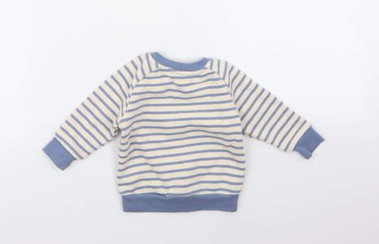 Primark Boys Multicoloured Striped  Pullover Jumper Size 3-6 Months