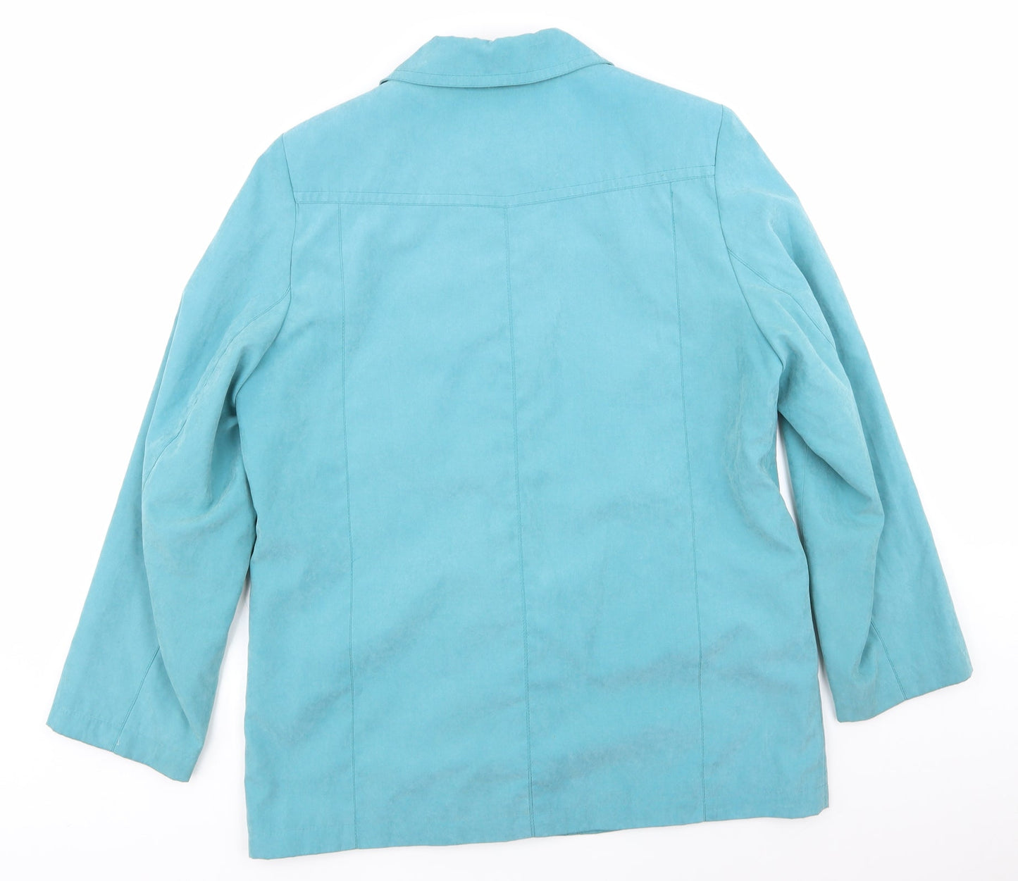 EWM Womens Blue   Jacket Coat Size 14