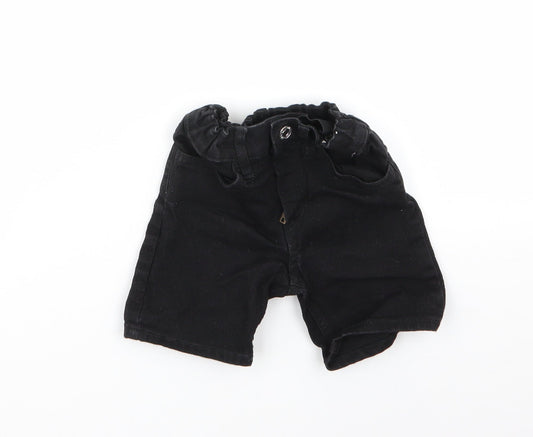 PREWORN  Boys Black   Chino Shorts Size 2-3 Years