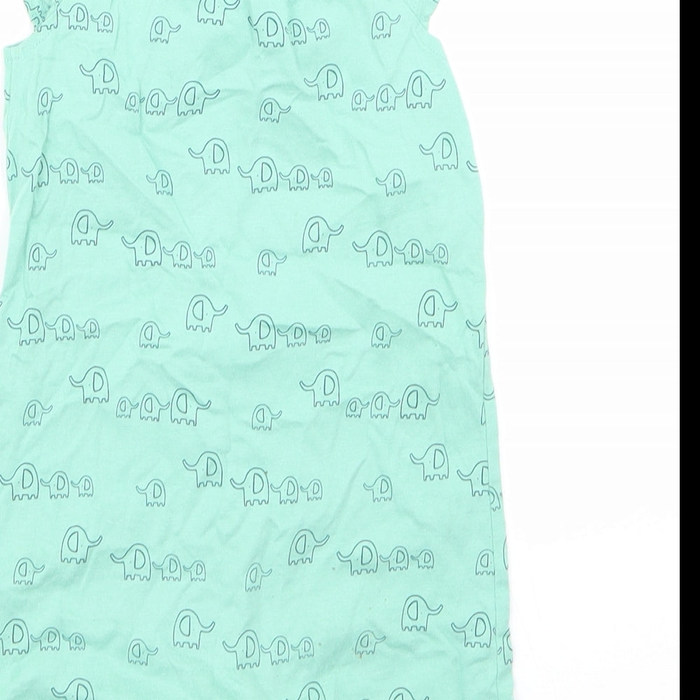 George  Green Animal Print  Babygrow One-Piece Size 12-18 Months