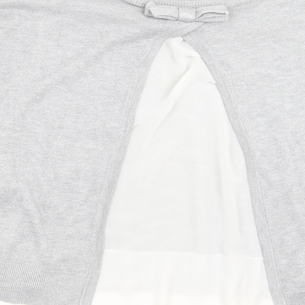 Only Our Story Womens Grey   Pullover Jumper Size L