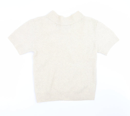Gap Womens Beige  Knit Pullover Jumper Size S