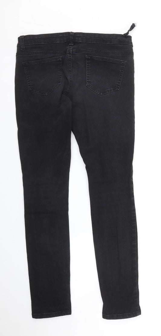 Rockn Rev Womens Black  Denim Skinny Jeans Size 12 L27 in