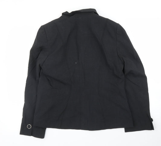 M&S Womens Grey   Jacket Blazer Size 14