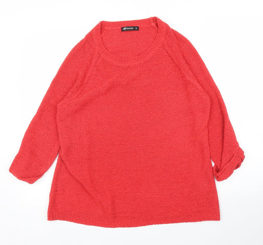 International Womens Red   Pullover Jumper Size 16