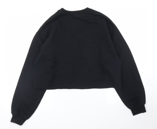 Topshop Womens Black   Pullover Jumper Size M