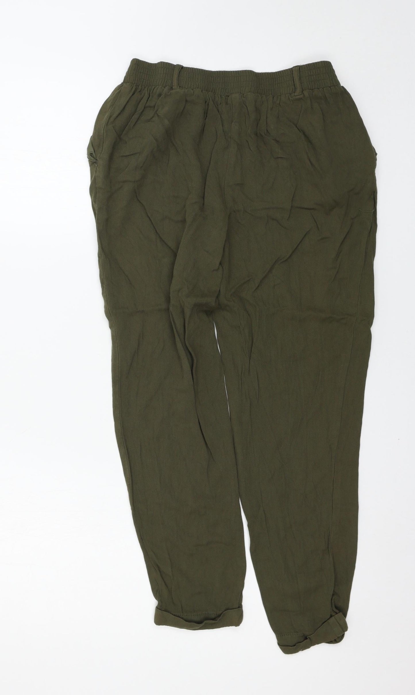 New Look Womens Green   Trousers  Size 10 L24 in