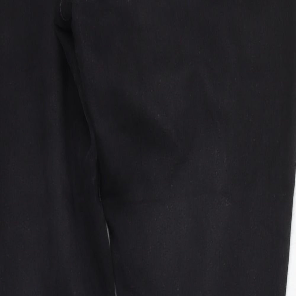 Denim & Co. Womens Grey   Straight Jeans Size 12 L25 in
