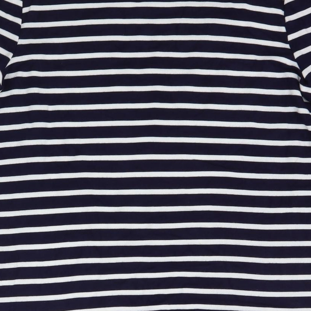 Roman Womens Blue Striped  Pullover Jumper Size 12