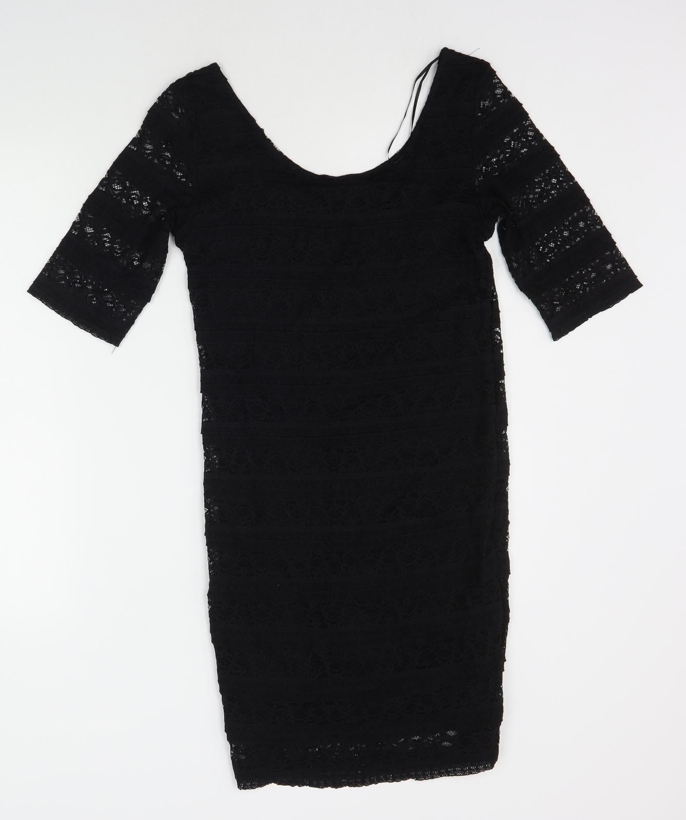 Divided Womens Black   A-Line  Size 12