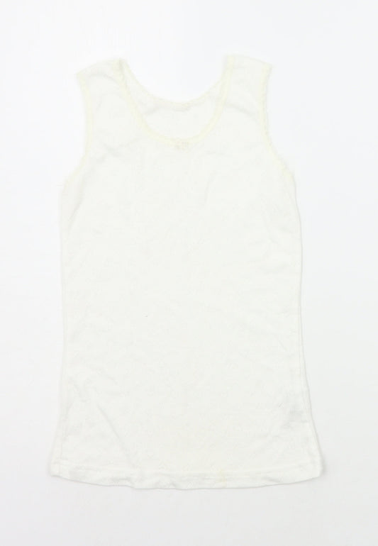 George Girls Silver   Basic Tank Size 8-9 Years