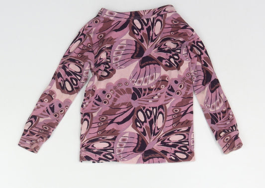 Gap Baby Purple Geometric  Basic T-Shirt Size 12-18 Months