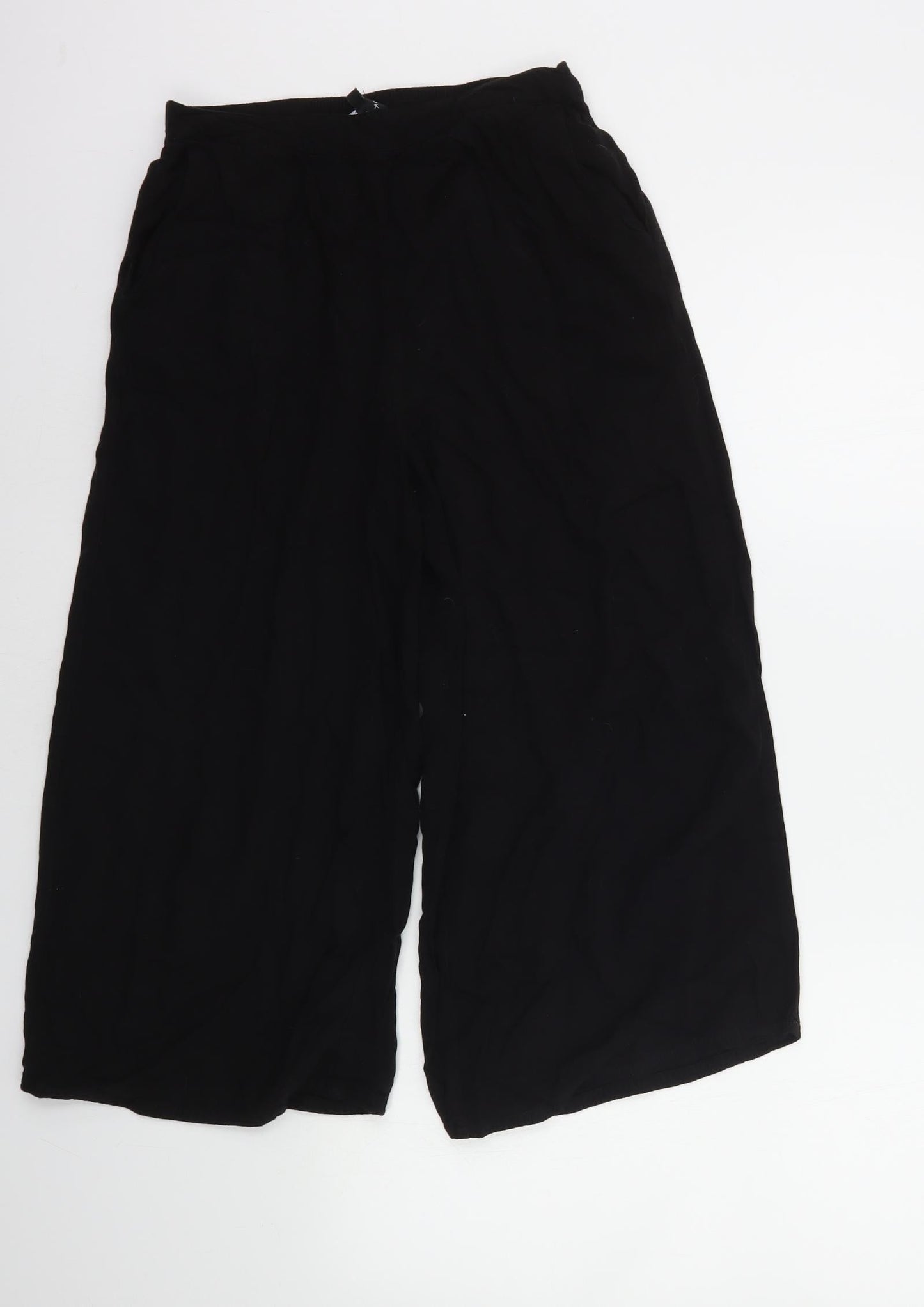 New Look Womens Black   Trousers  Size 6 L20 in