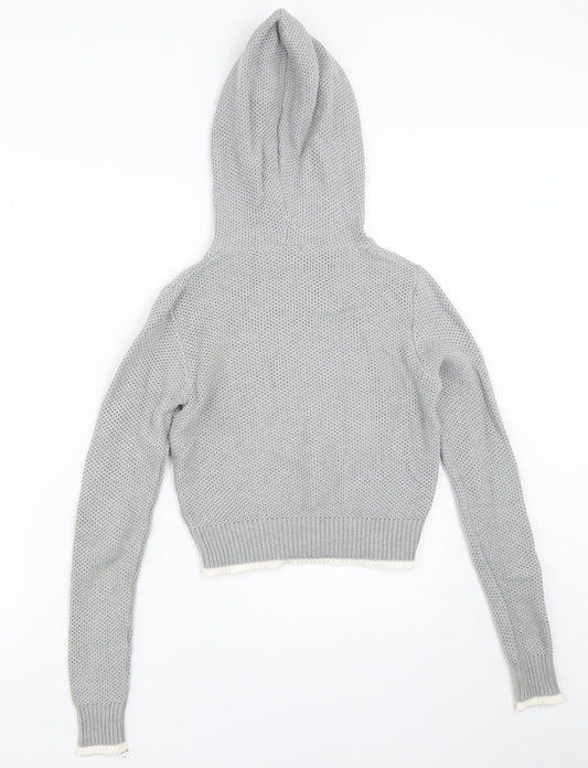 Select Womens Grey   Pullover Hoodie Size 6