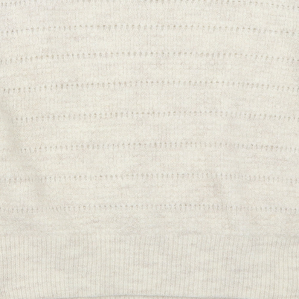 Topshop Womens Ivory   Pullover Jumper Size L