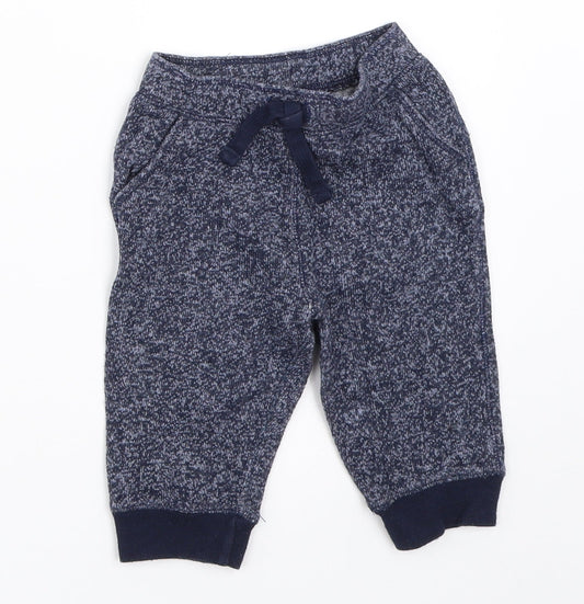 Matalan Boys Blue   Jogger Trousers Size 3-6 Months