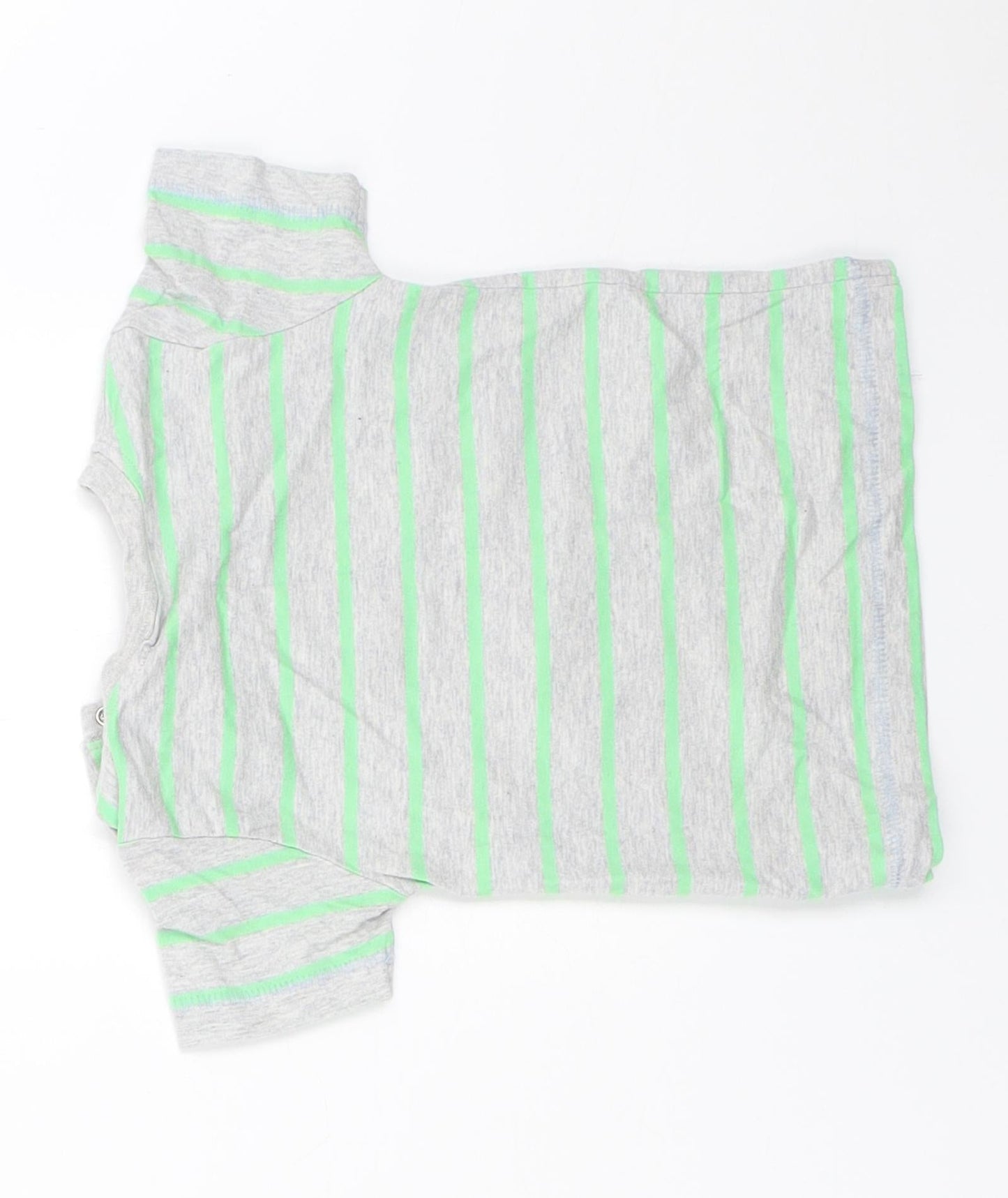 NEXT Boys Grey Striped  Basic T-Shirt Size 3-6 Months