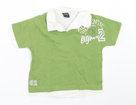 NEXT Boys Green   Basic T-Shirt Size 12-18 Months