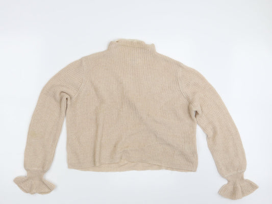 BB Dakota Womens Pink  Knit Pullover Jumper Size M  - Cropped