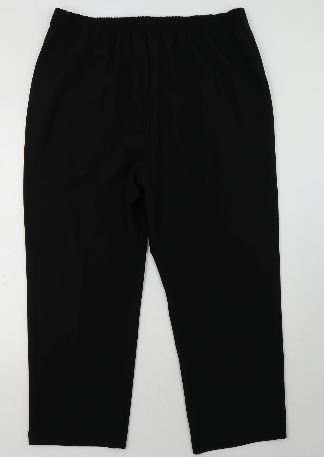 Bonmarché , Womens Black Trousers Size 18 L30 in