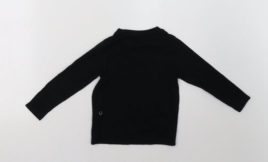 George Girls Black   Pullover Sweatshirt Size 4-5 Years  - christmas