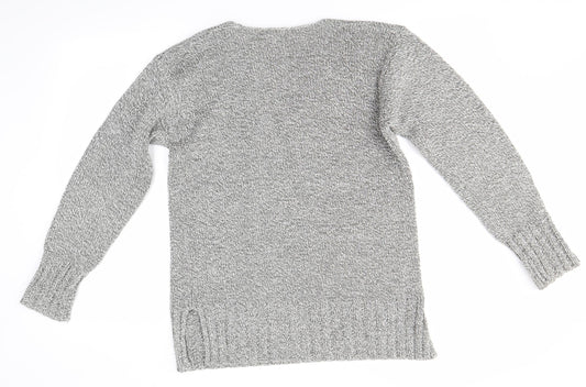 Nature Republic Womens Grey   Pullover Jumper Size M