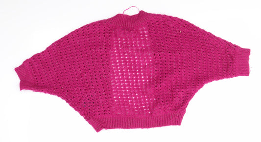 H&M Womens Pink   Cardigan Jumper Size S