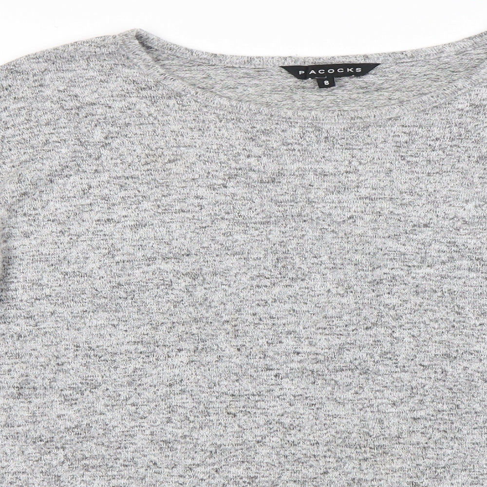 Peacockis Womens Grey   Pullover Jumper Size 8