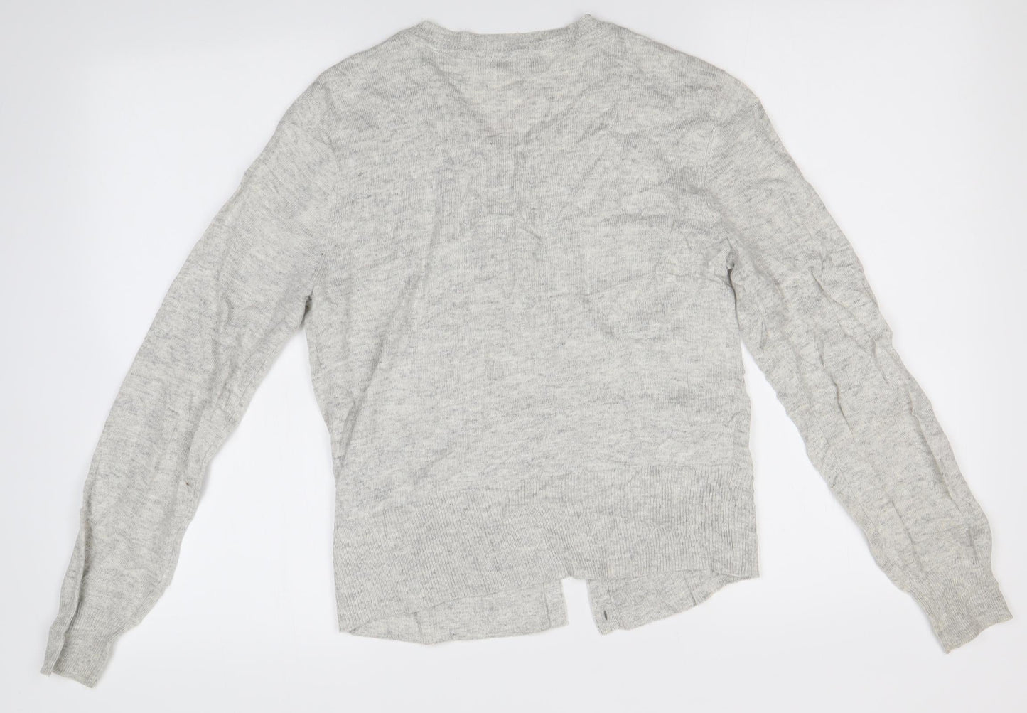 Oasis Womens Grey   Cardigan Jumper Size M