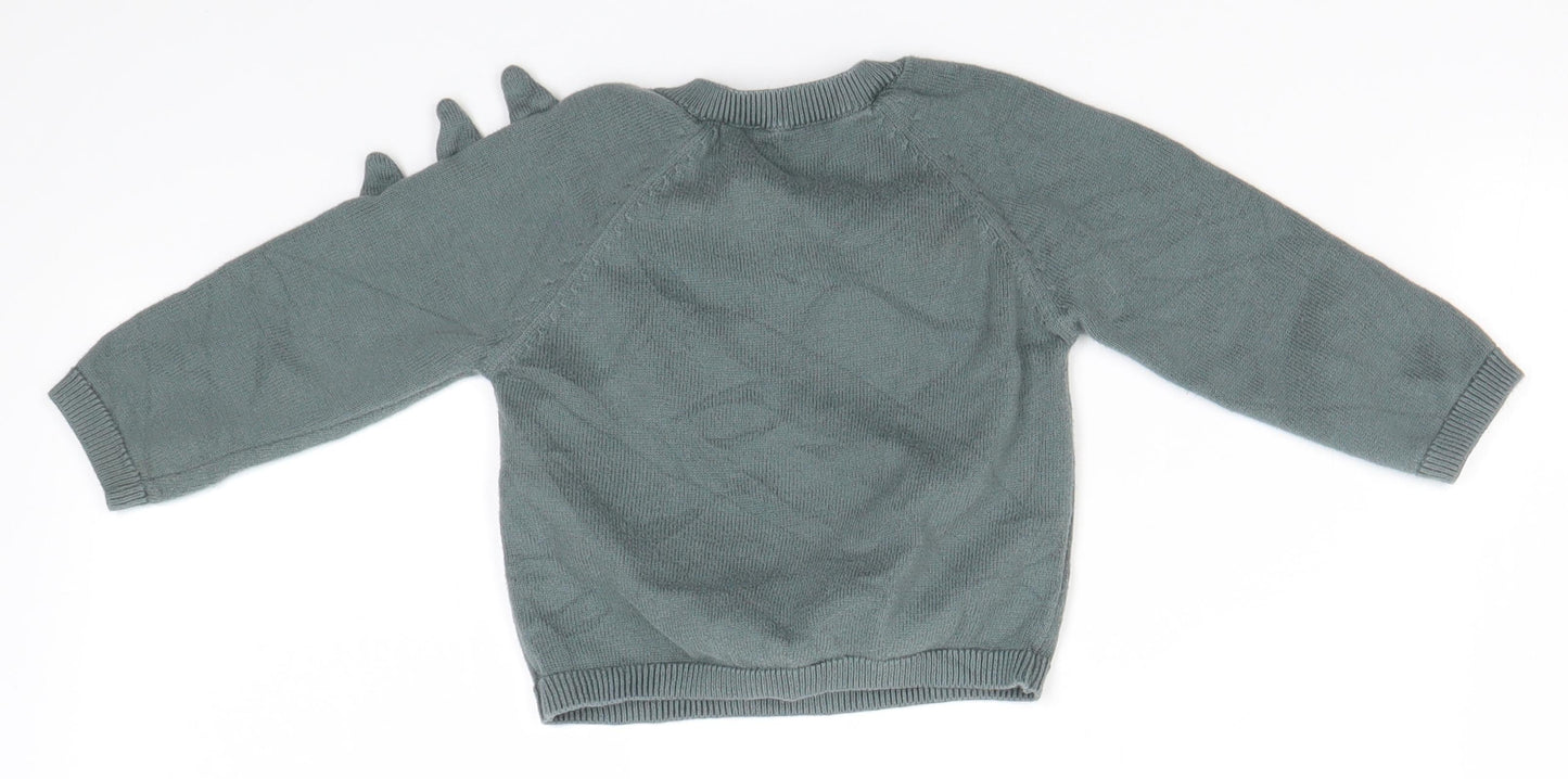 TU Baby Green   Pullover Jumper Size 6-9 Months