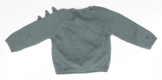 TU Baby Green   Pullover Jumper Size 6-9 Months
