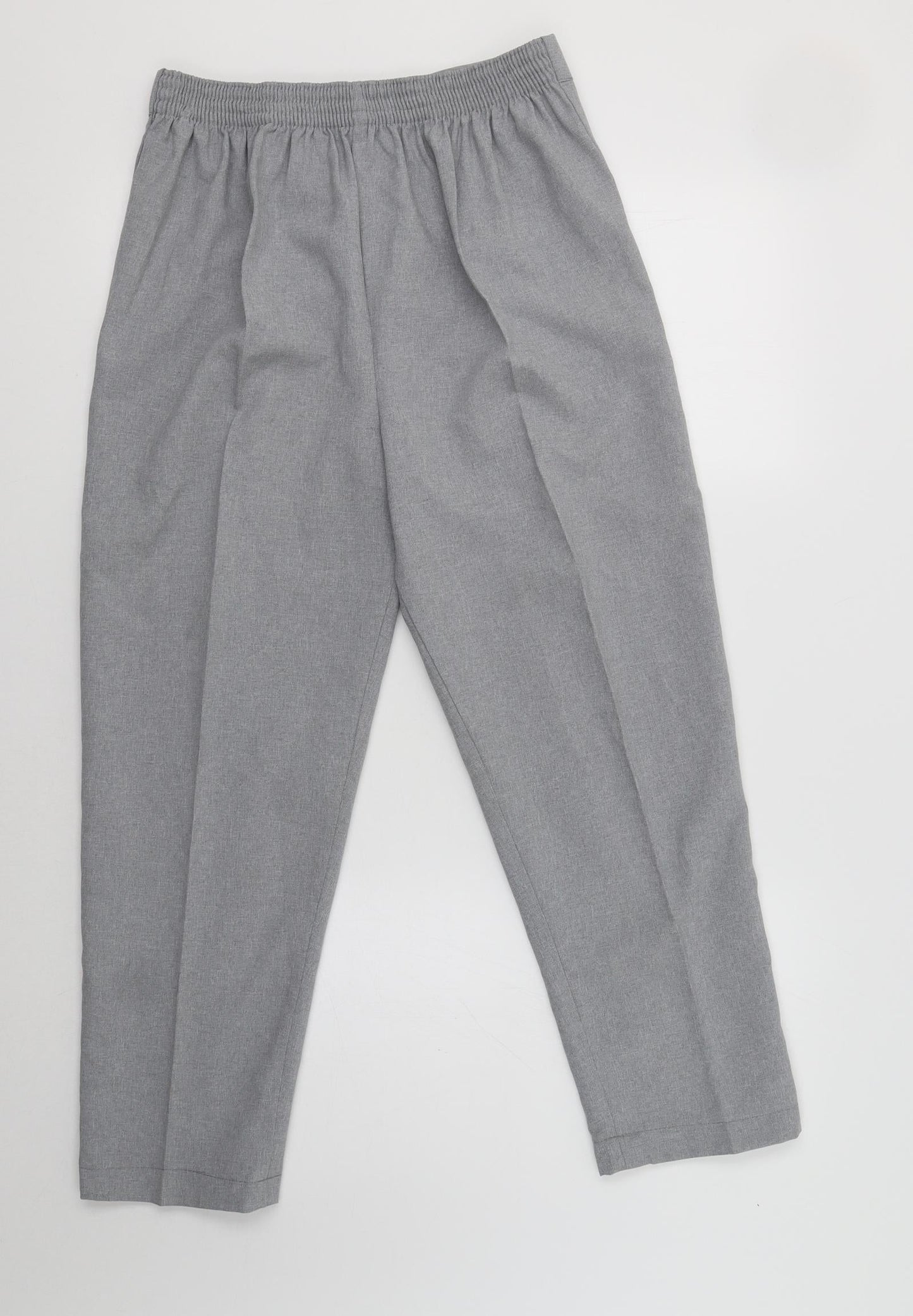 Preworn Womens Grey   Trousers  Size 12 L26 in
