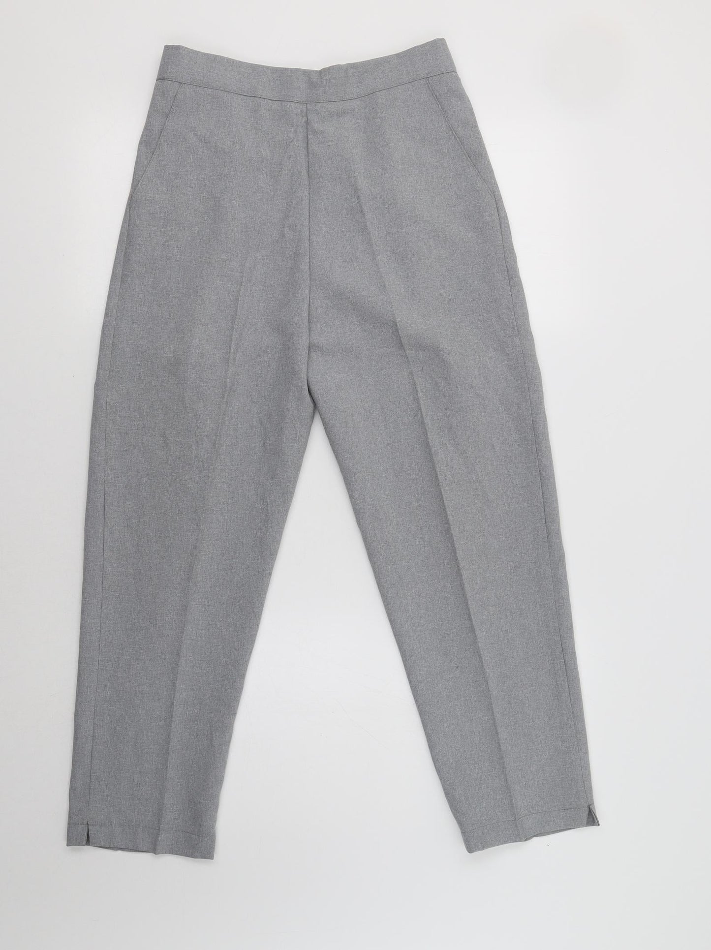 Preworn Womens Grey   Trousers  Size 12 L26 in