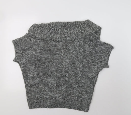 Wallis Womens Grey   Cardigan Jumper Size S