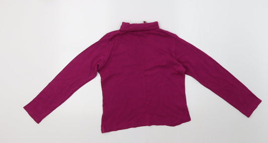 EWM Womens Pink   Basic T-Shirt Size 10
