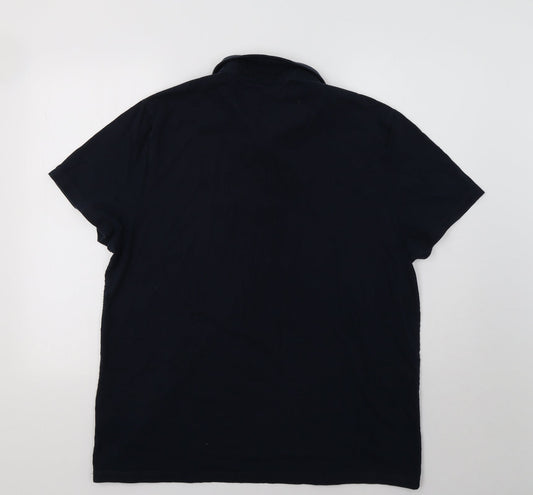 River Island Mens Blue    Polo Size XL